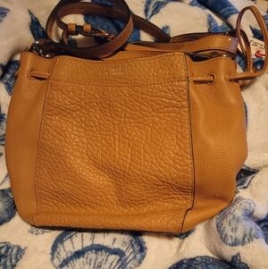 Vince Camuto Caramel Leather Shoulder Bag